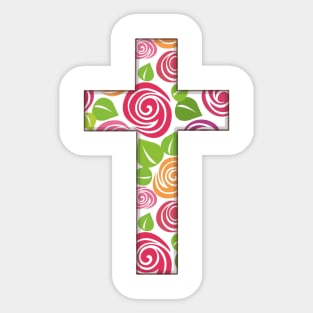 christian cross Sticker